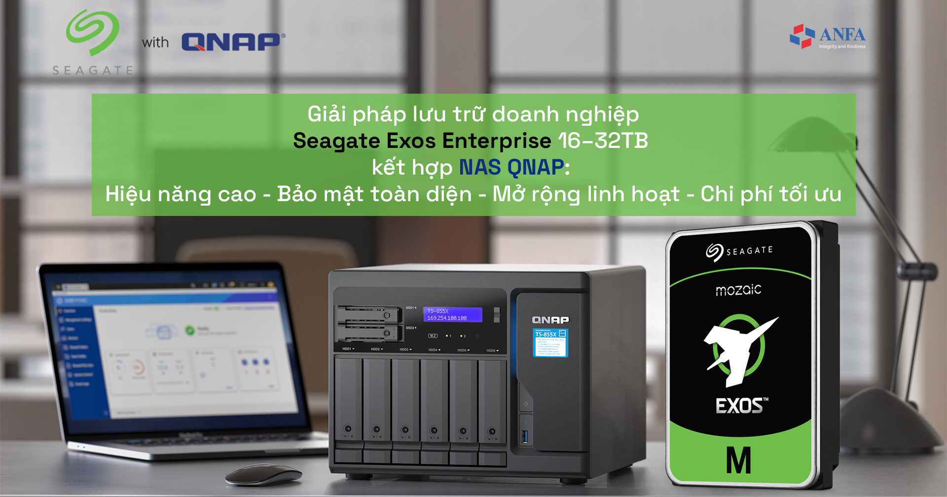 Exos Router Configuration Page Seagate Exos Enterprise: Trái tim vận hành mọi hệ thống NAS QNAP